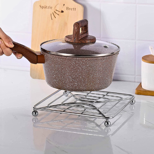 Royal Cuisine Stainless steel Trivet Square heavy duty