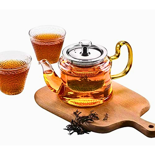 Royal Cuisine Borosilicate Glass Teapot with Removable Infuser 500ml