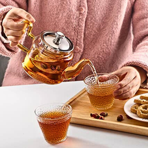 Royal Cuisine Borosilicate Glass Teapot with Removable Infuser 500ml