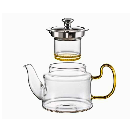 Royal Cuisine Borosilicate Glass Teapot with Removable Infuser 500ml