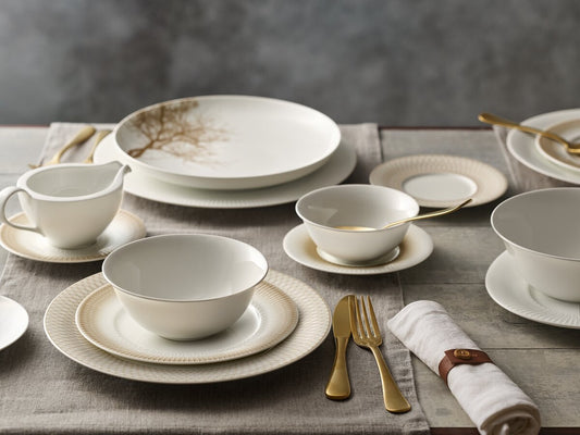 Improve your dining experience with the C&S Homestore's Exquisite Tableware Collection.