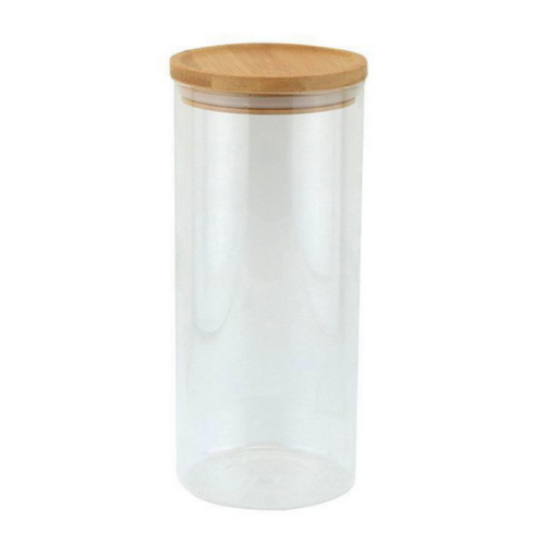 Apollo Glass Canister with Wooden Lid - 1.6L