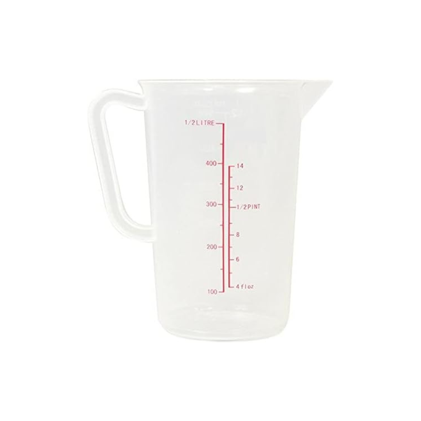 Measuring Jug Plastic Kitchen Bar Polypropylene Measuring Jug 0.5/1/2/3/5Ltr