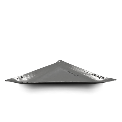 Indian Hammered stainless Steel triangle tray