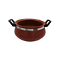 Traditional Clay Handi for Cooking with Lid – 2L & 3L, Plastic Handles