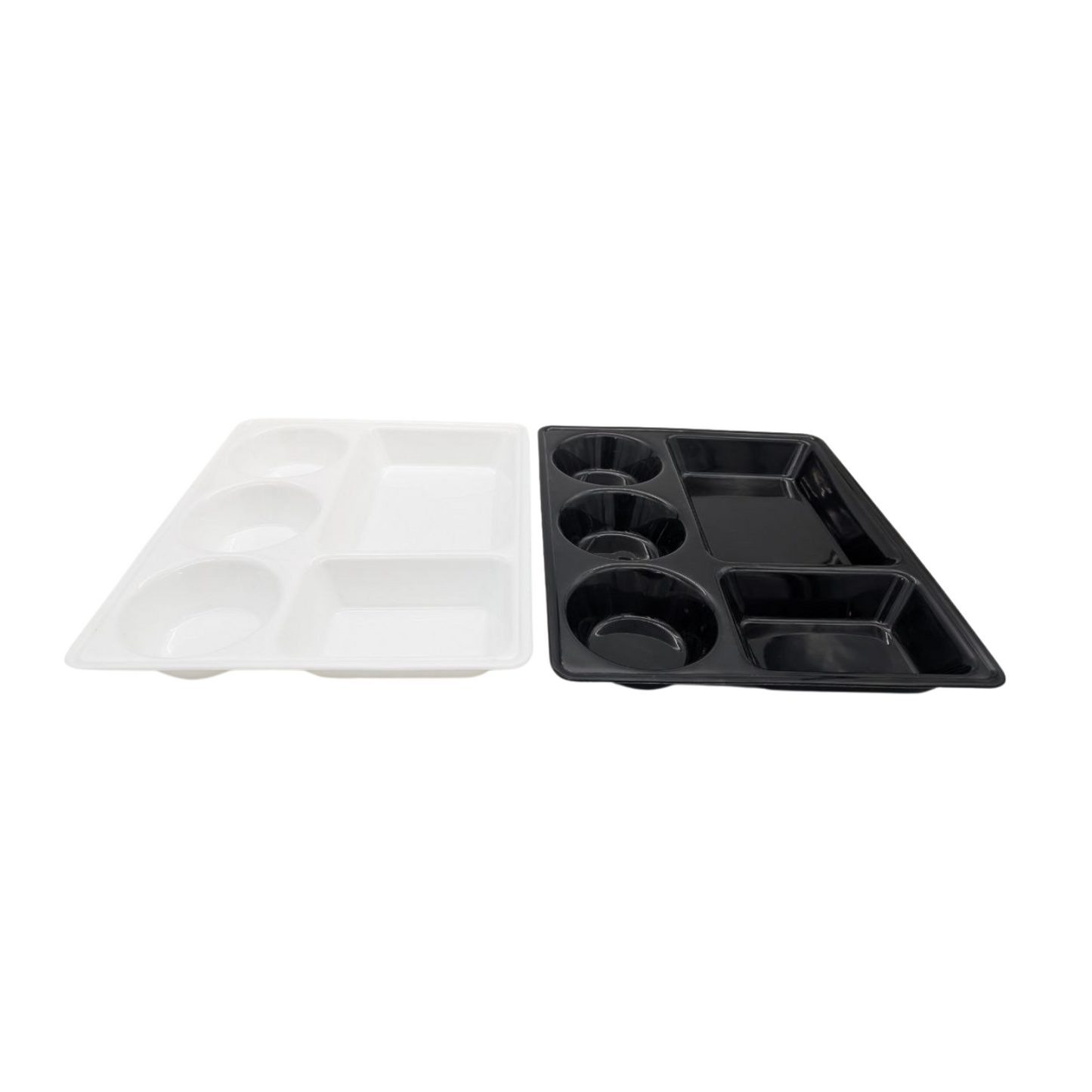 5-Section Food Tray – 34x28cm, Microwave & Dishwasher Safe