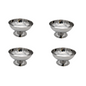 Dessert Cups Stainless Steel 4" (10cm) for Grapefruit, Sundaes & Ice Cream