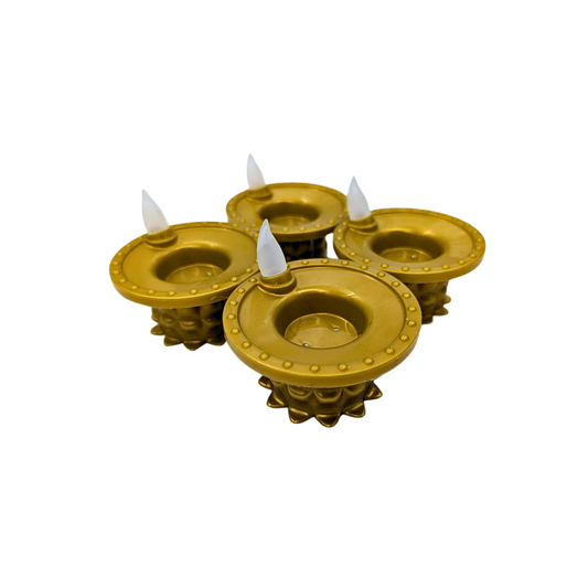 LED Water Sensor Diya – Set of 4, 8, or 24 – Ideal for Diwali & Festivals