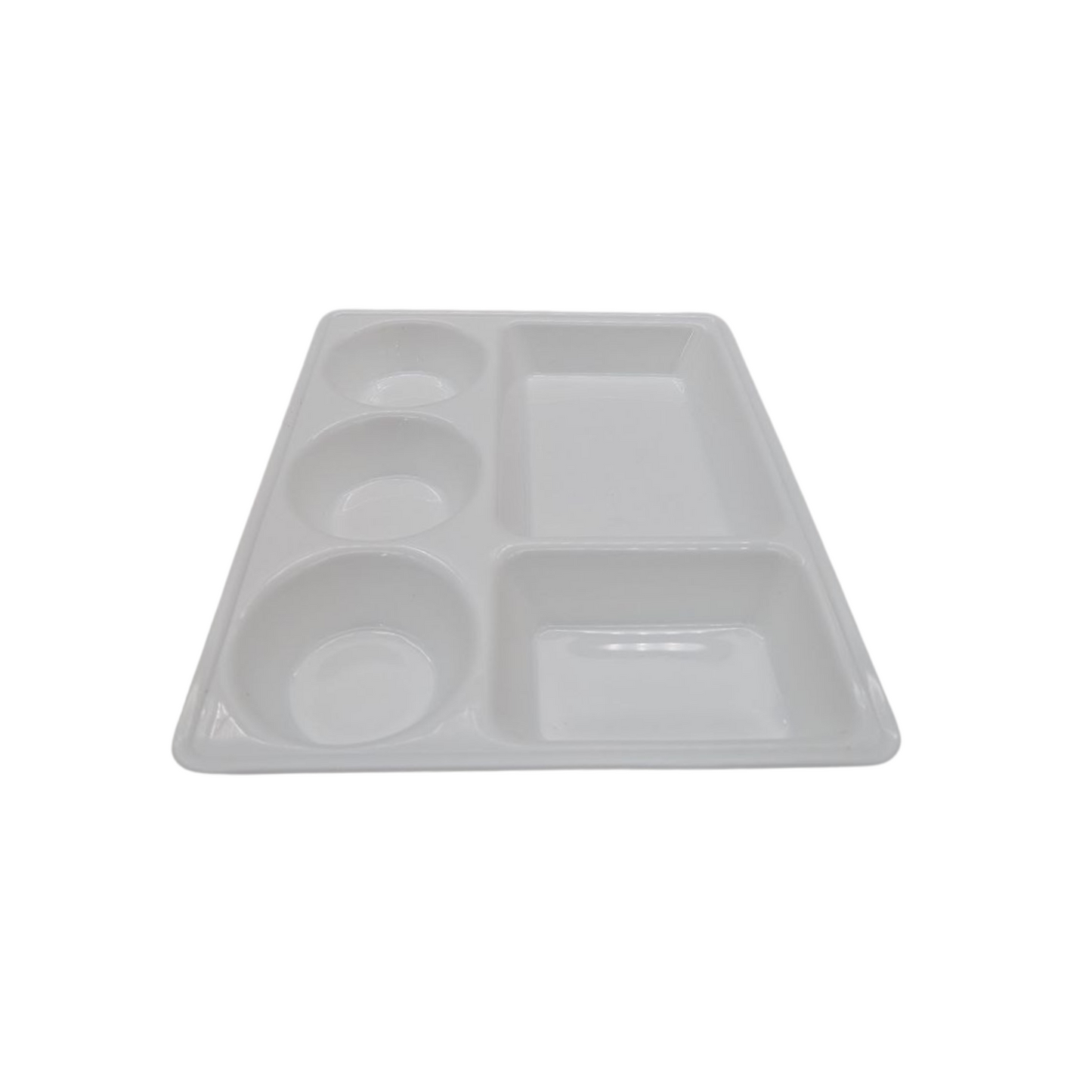 5-Section Food Tray – 34x28cm, Microwave & Dishwasher Safe