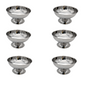 Dessert Cups Stainless Steel 4" (10cm) for Grapefruit, Sundaes & Ice Cream