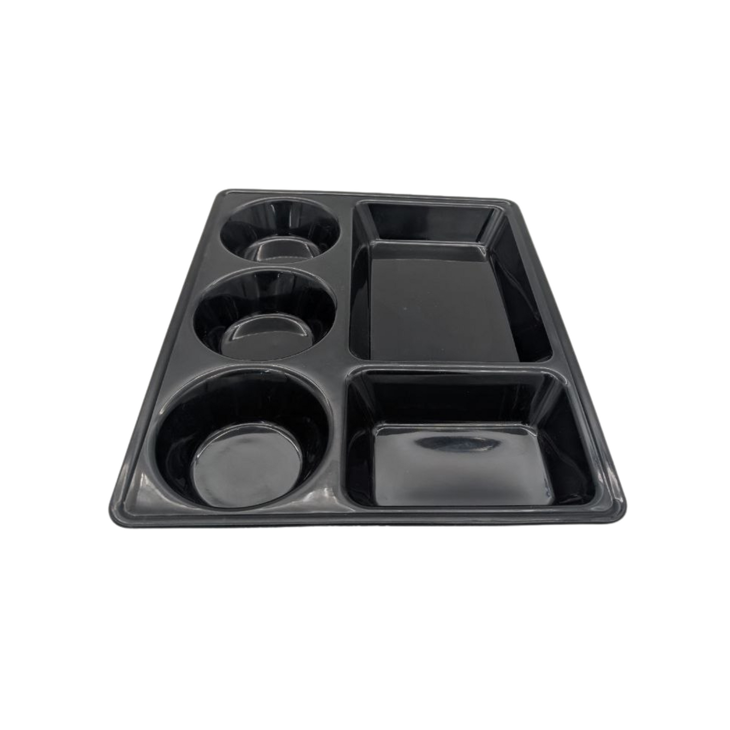 5-Section Food Tray – 34x28cm, Microwave & Dishwasher Safe