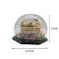 Golden Temple Religious Model in Glass Dome – Available in Three Sizes