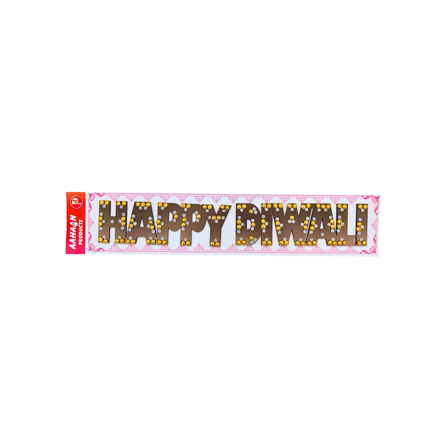 Happy Diwali Stickers – Cloth & Plastic Variants