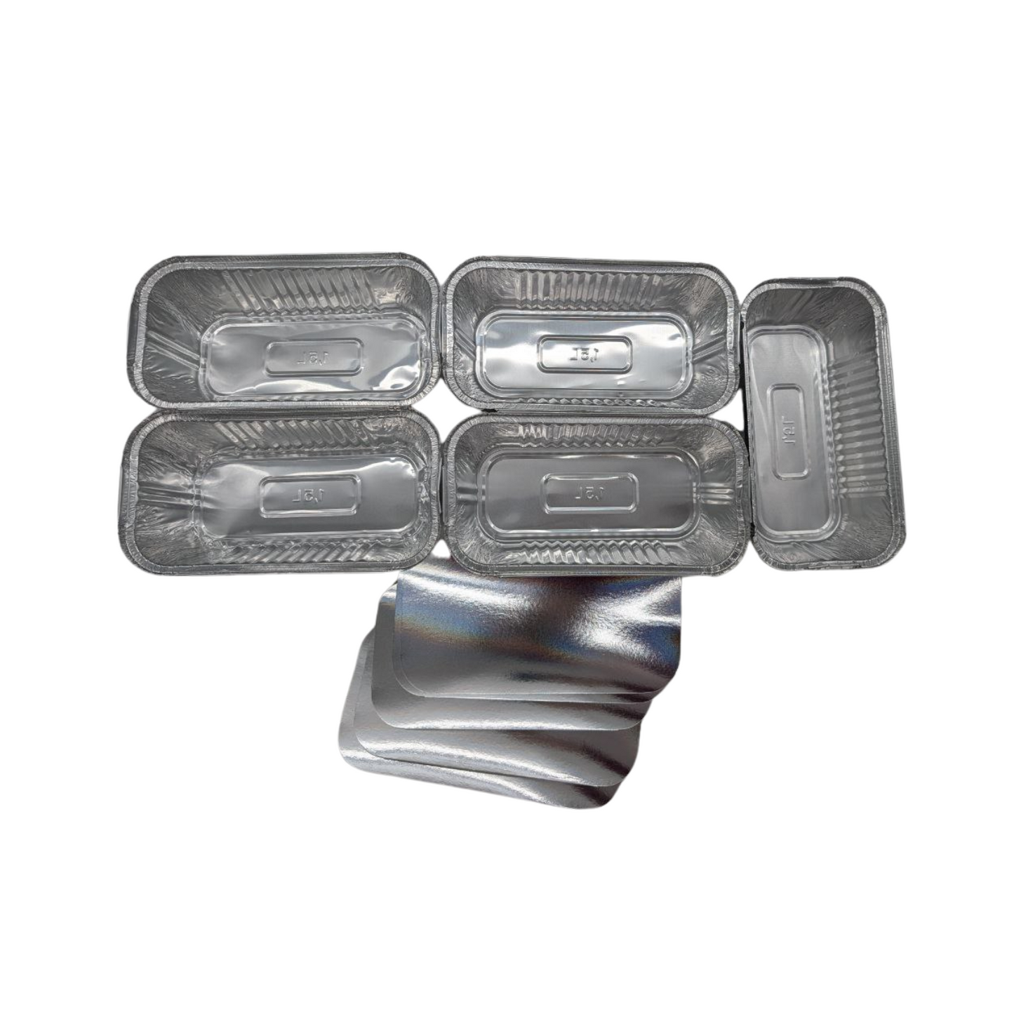 Aluminium Loaf Pan with Lid – Set of 5, 1.5L Capacity