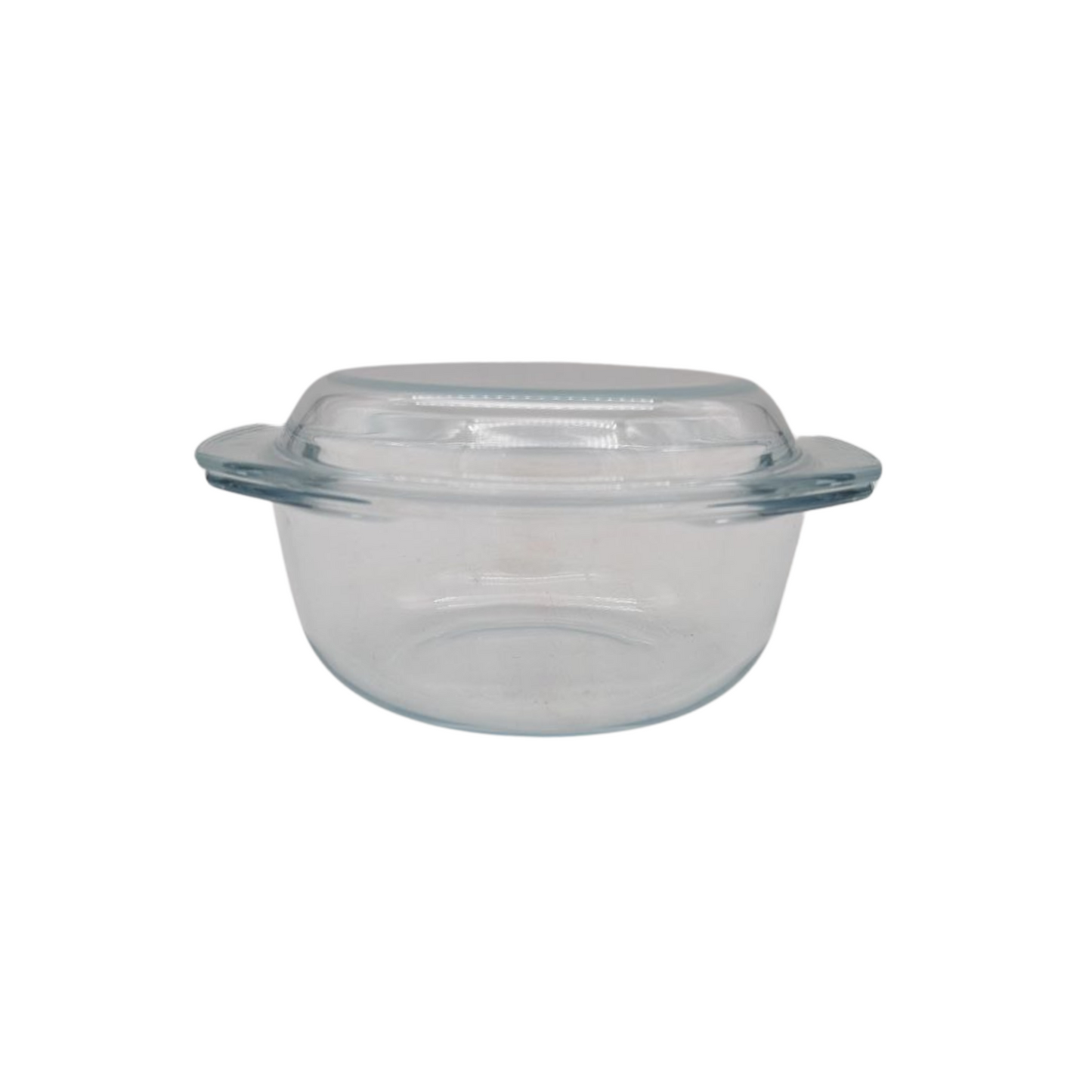 Royal Cuisine Round Glass Casserole with Cover - 1L, 1.5L, 2.5L