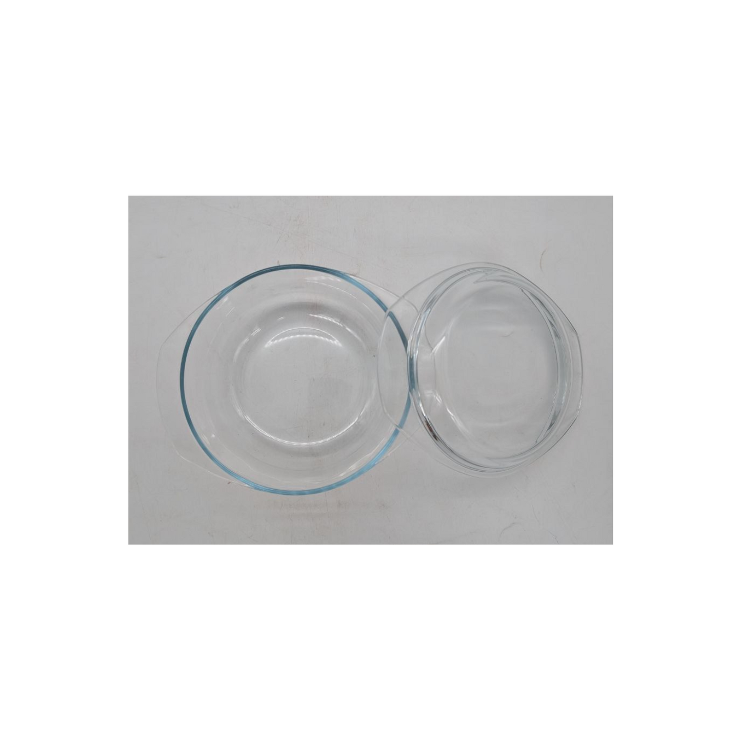 Royal Cuisine Round Glass Casserole with Cover - 1L, 1.5L, 2.5L