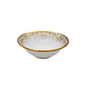 Elegant White and Gold Round Crockery Bowl - Available in 14cm and 17cm