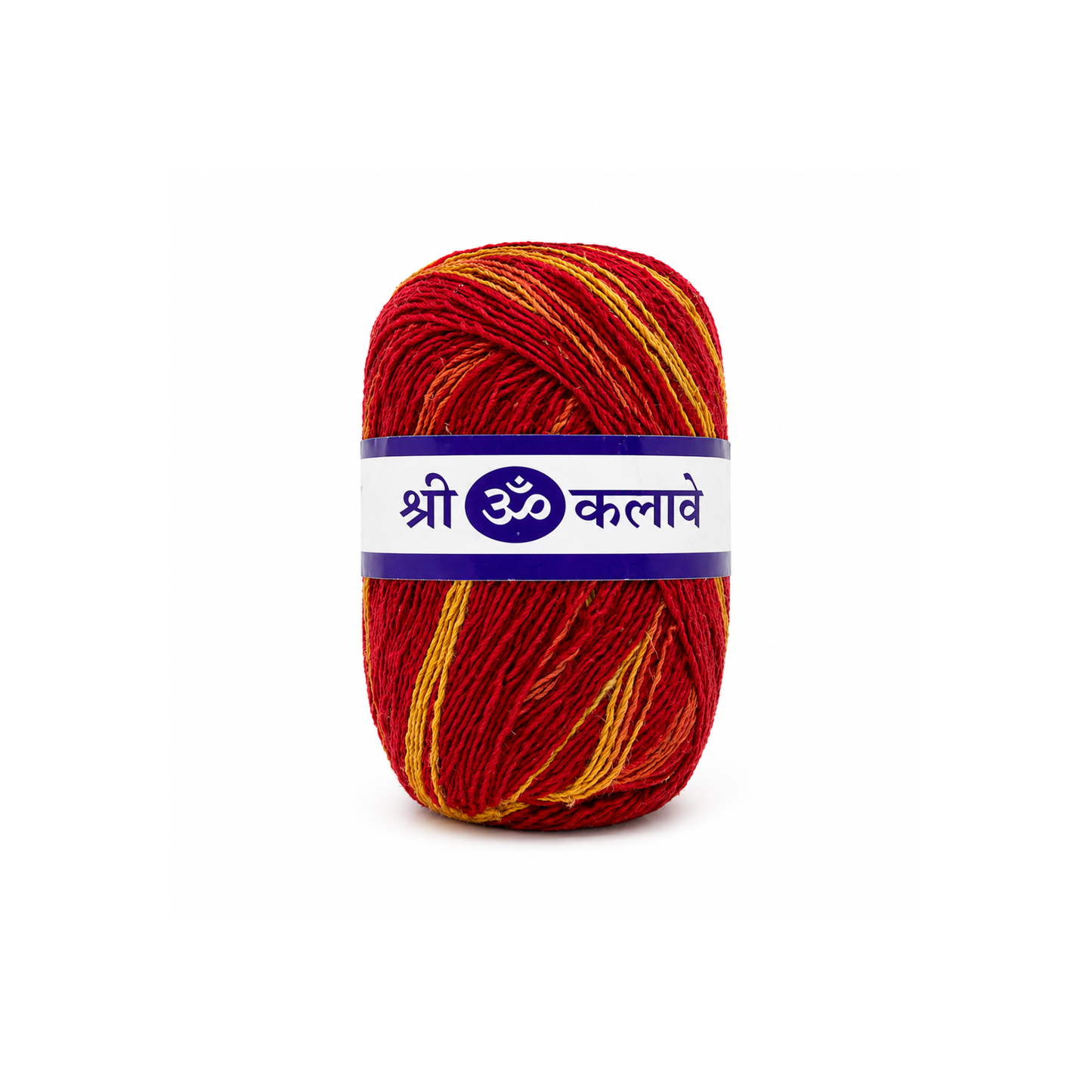 1 x Kalawa Sacred Thread Red Yellow Cotton Puja Thread Roll Hindu Mauli