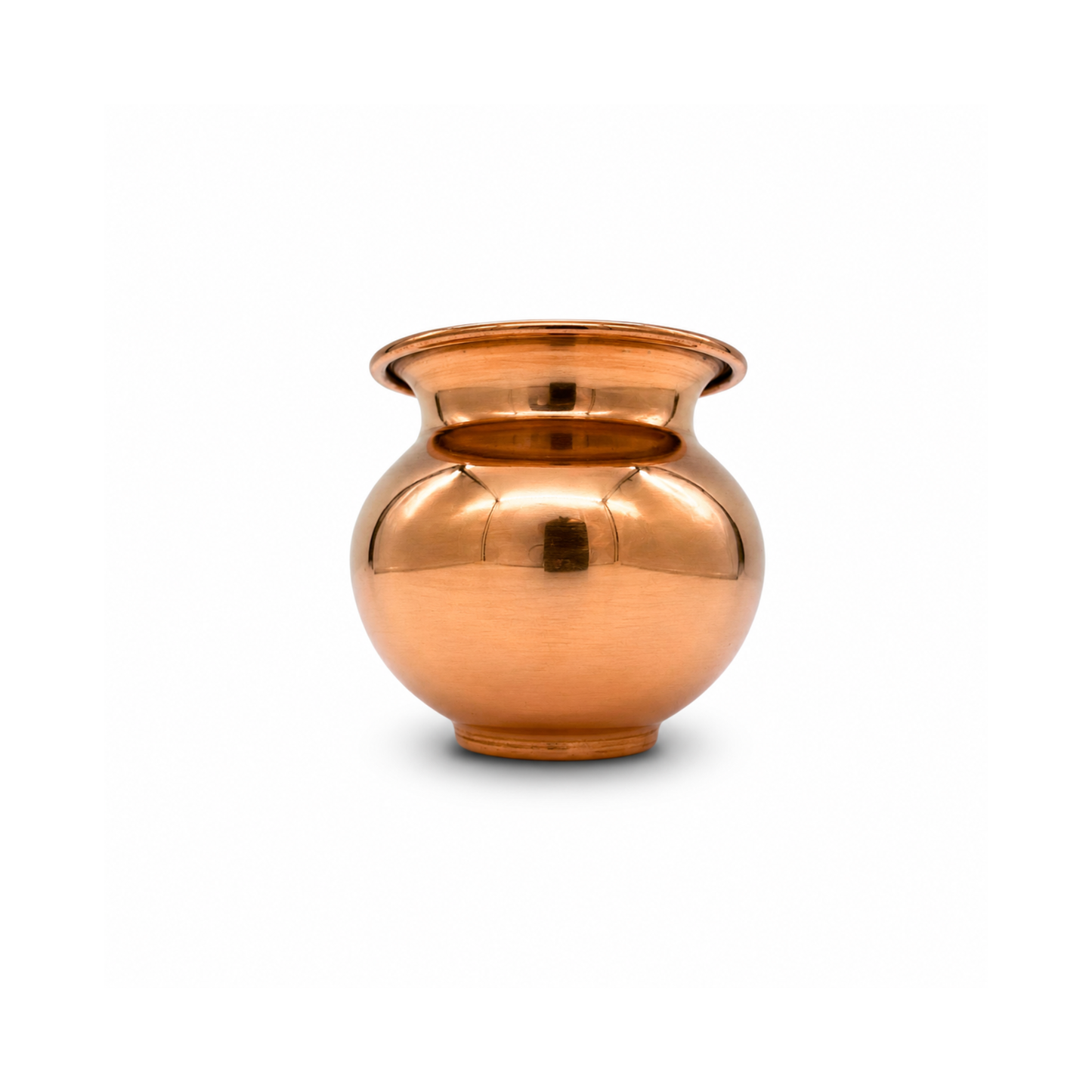 Copper Lota Kalash for Puja, Prayer & Copper Water Pot for Hindu Rituals