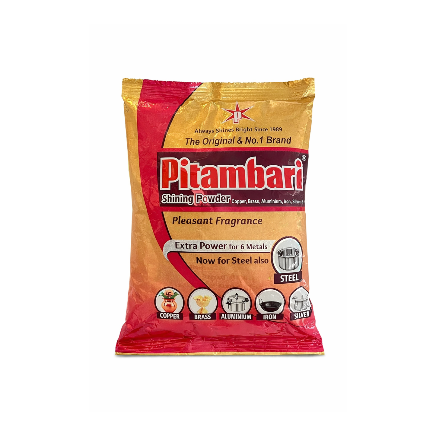Pitambari Shining Powder 150g Metal Cleaning Polish Multi Purpose