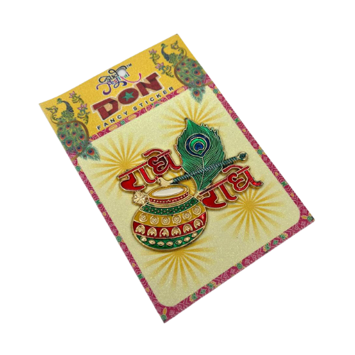 Diwali Decorations 1 Radhe Radhe Religious Stickers