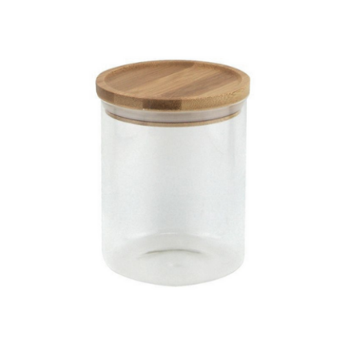 Apollo Glass Canister with Wooden Lid - 1L