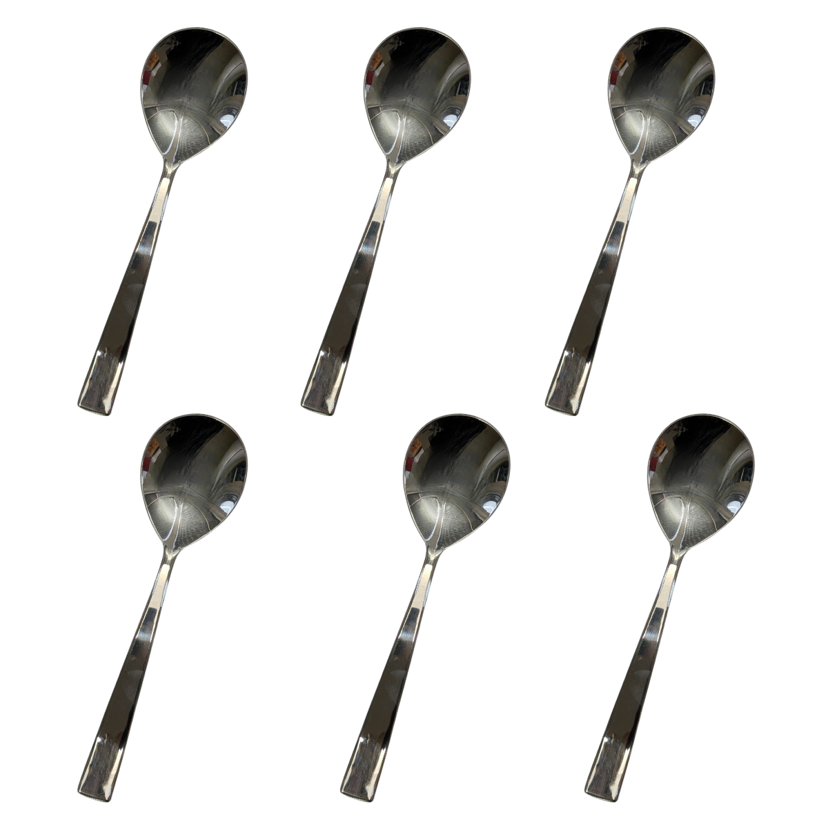 Stainless Steel Serving Spoons – Set of 6 or 12 – 21cm