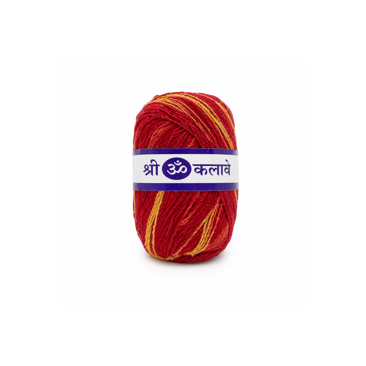 1 x Kalawa Sacred Thread Red Yellow Cotton Puja Thread Roll Hindu Mauli