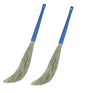 Traditional Indian Floor Dust Broom Jhaadu/Jhadoo – Natural Grass Home Cleaning Brush for Daily Sweeping – Broom for Floors & Corners