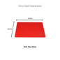Professional Large Chopping Board – 45 x 30cm Plastic Catering Food Prep Cutting Board | Colour Coded | Lightweight, Dishwasher Safe, Non-Slip, Durable