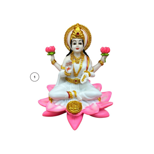 Beautiful Resin Laxmi Idol – 4 Divine Variants | Perfect for Festivals & Diwali Pooja