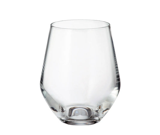 Box of 6 Grus Tumbler Glasses - Crystal Bohemia, 350ml (12 oz)