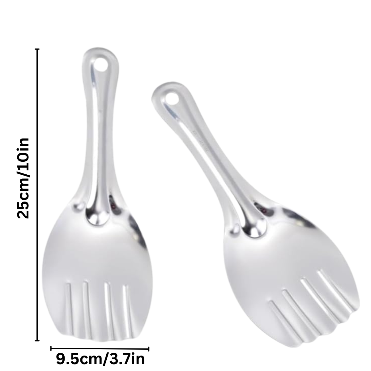 Stainless Steel Rice Serving Panja Spoon – Set of 2