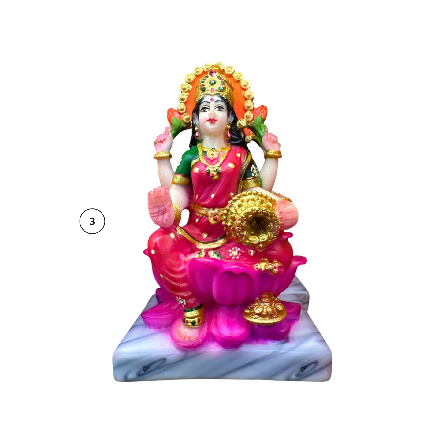 Beautiful Resin Laxmi Idol – 4 Divine Variants | Perfect for Festivals & Diwali Pooja