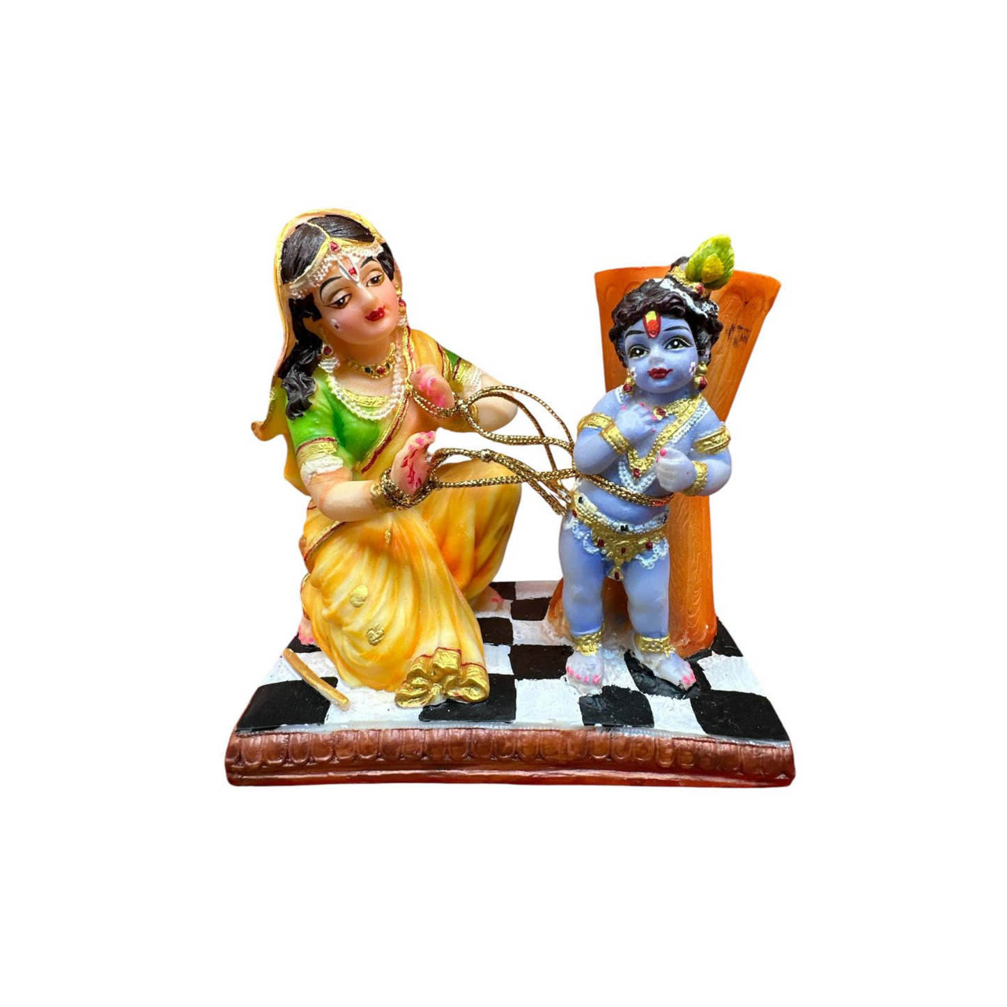 Divine Krishna Idols – Radha Krishna & Baal Krishna with Yashoda Mata