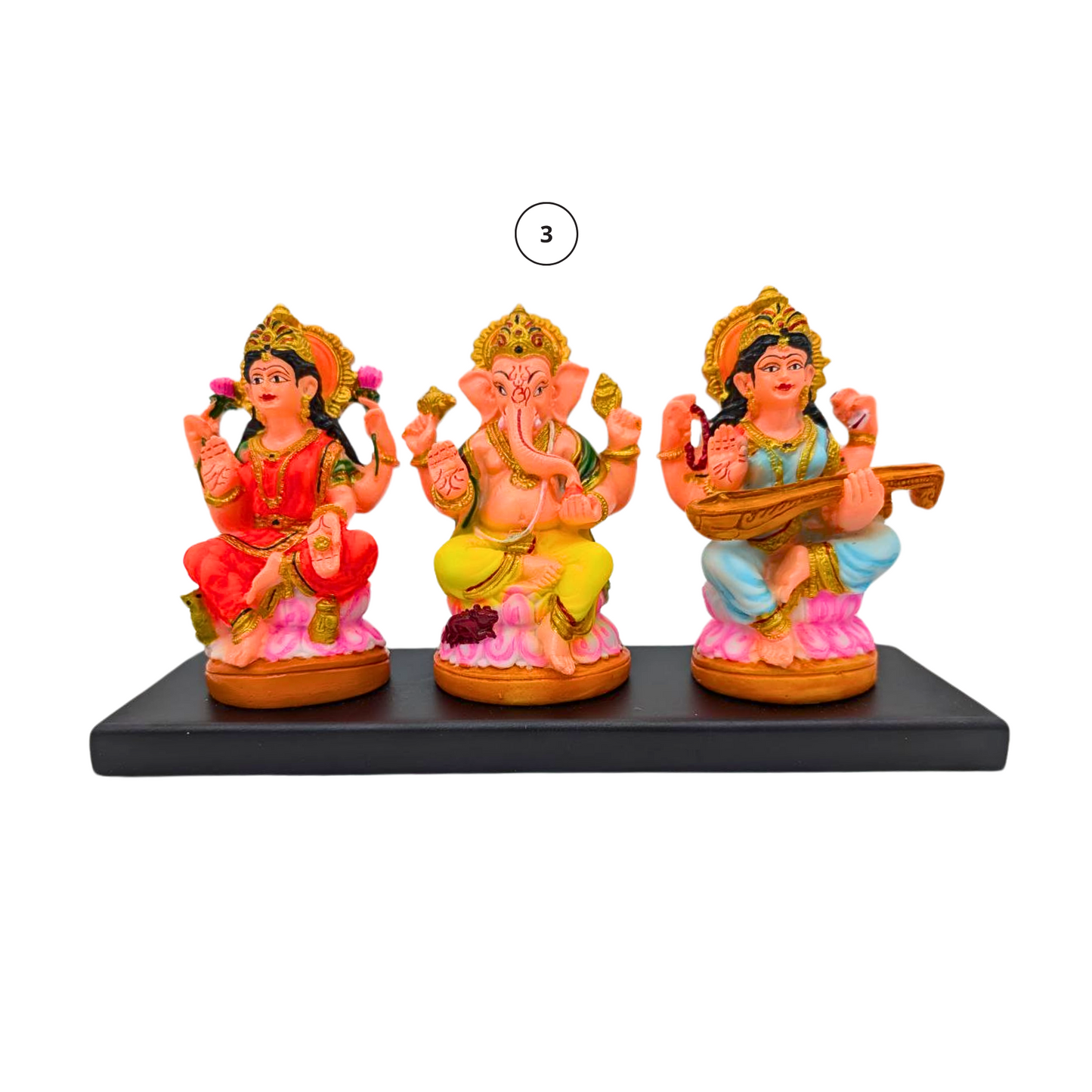 Divine Laxmi & Ganesha Idol Set – 4 Unique Variants