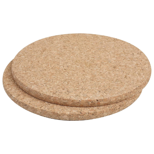 Apollo Set of 2 Round Cork pot Stand in 19cm