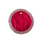 Red Embroidered Pooja Cloth with Stone Work – Ideal for God Idols & Religious Books (Available in 4 Sizes & Shapes)