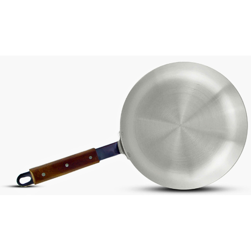 Klassic Round Frying Pan with Fixed Wooden Handle – 28cm