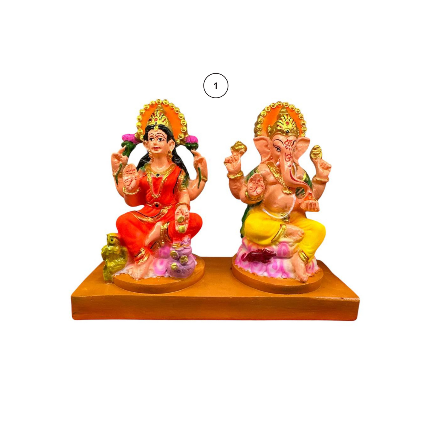 Divine Laxmi & Ganesha Idol Set – 4 Unique Variants