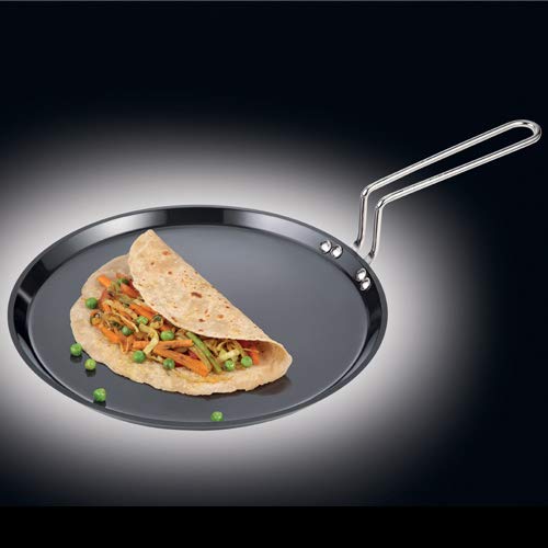 Premier Hard Anodised Non-Stick Tawa - Supreme Black, 26cm