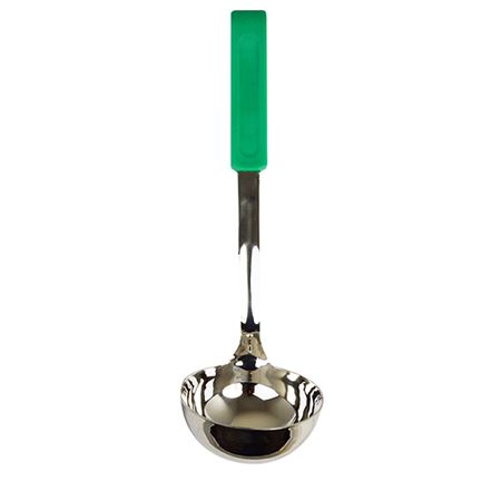 Soup Ladle S/S PP Green Handle 7oz