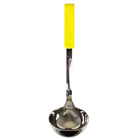 Soup Ladle St St PP Yellow Handle 7oz