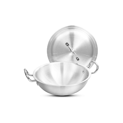 Klassic Round Aluminum Karahi Wok - 26cm