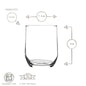 LAV Sude Glasses - Set of 3 - Available in 315ml Tumblers, 315ml Highballs, & 415ml Highballs