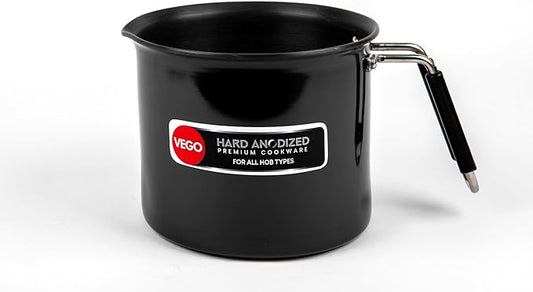 Vego Hard Anodized Milk Jug with Handle 16cm