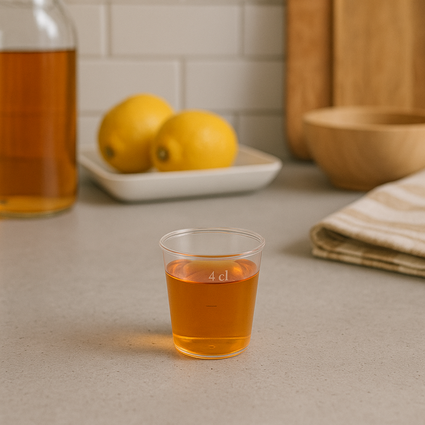 30 x Shot Glasses Plastic Disposable Tumblers 4cl/40ml Clear Vodka Whiskey Shots