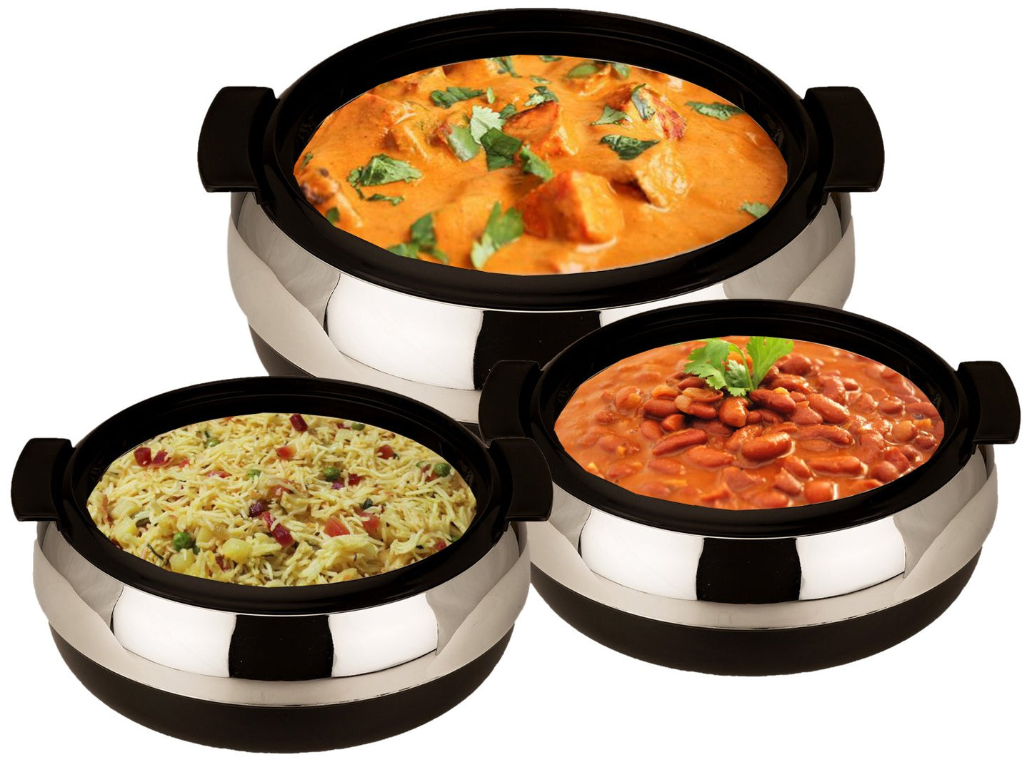 Jaypee Glasserol Serving Casserole – Black, Available in 800ml, 1200ml, 1700ml