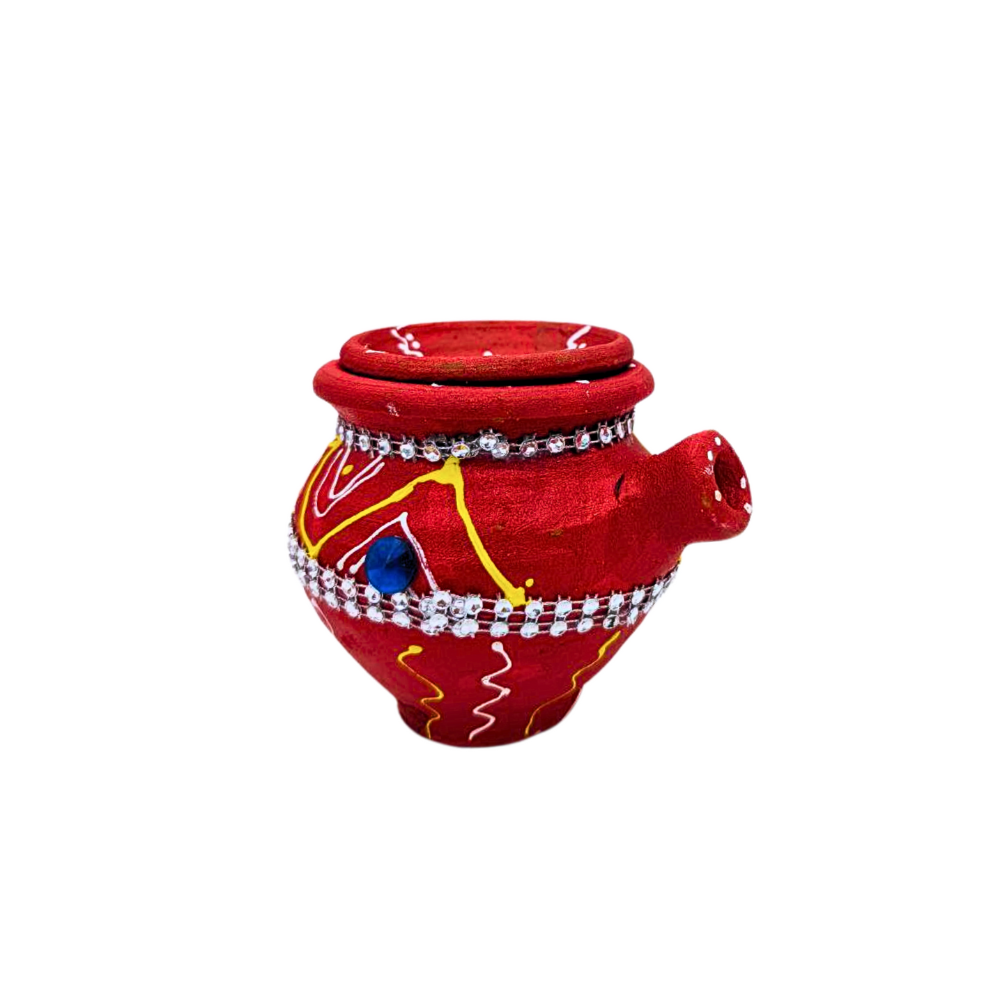 Traditional Clay Karwa for Karwa Chauth Rituals – 10 cm