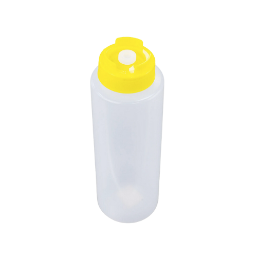 Chefset 24oz Yellow Sauce Bottle - Silicone Anti Drip Tip